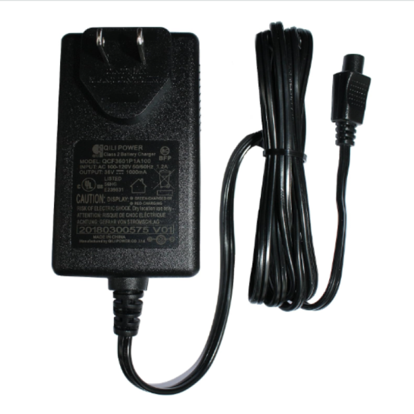 43.8V 1A lead-acid battery charger for 36V SLA, AGM, and GEL battery packs from Fangxin factory
