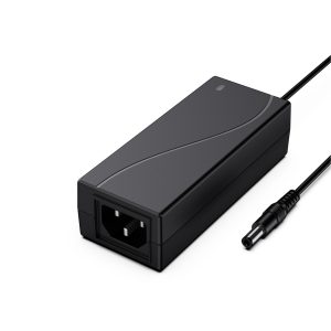 Fangxin Power 60W AC-DC power adapter with multiple output options: 12V 5A, 24V 2.5A, 36V 1.8A, and 48V 1.5A, ideal for LED lighting and industrial devices.